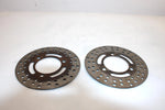 00 Kawasaki Prairie 300 Kvf300b2 Oem Front Brake Disc Pair 41080-1216 AK0