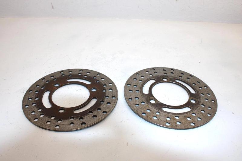 00 Kawasaki Prairie 300 Kvf300b2 Oem Front Brake Disc Pair 41080-1216 AK0