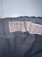 New Vintage Gray H Bar C Polyester Pants #MR477 ZZ-29