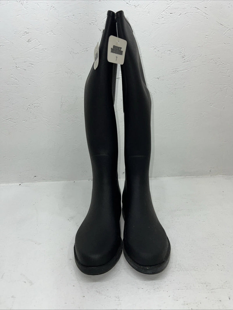 New Women’s Black Smoky Mountain Rubber English Riding Boots. 7 W. 12-57