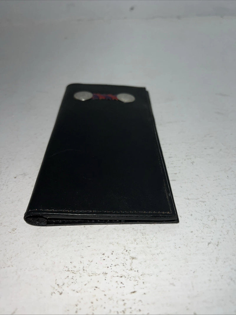 New Tex Tan Black Leather Men’s Wallet P-504