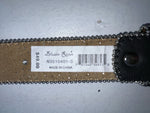 New Black Genuine Leather Blazin Roxx Silver Bling Cross S Belt #N3510401 Z-70