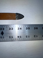 New Brown Genuine Leather Wrangler Animal Pendent 38” Belt #570111 NN-21