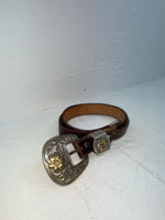 New Brown Genuine Leather Wrangler 28” Belt #4820 JJ-106
