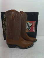New Men’s Brown Texas Brand Cowboy Boots. 5214 7.5 7 1/2 D. 3-155