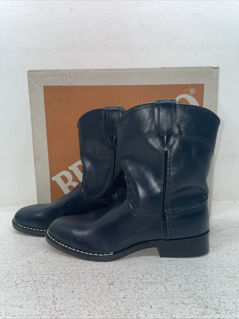 New Kids Navy Bronco Cowboy Boots. C 1507 2.5 2 1/2 D. 23-165