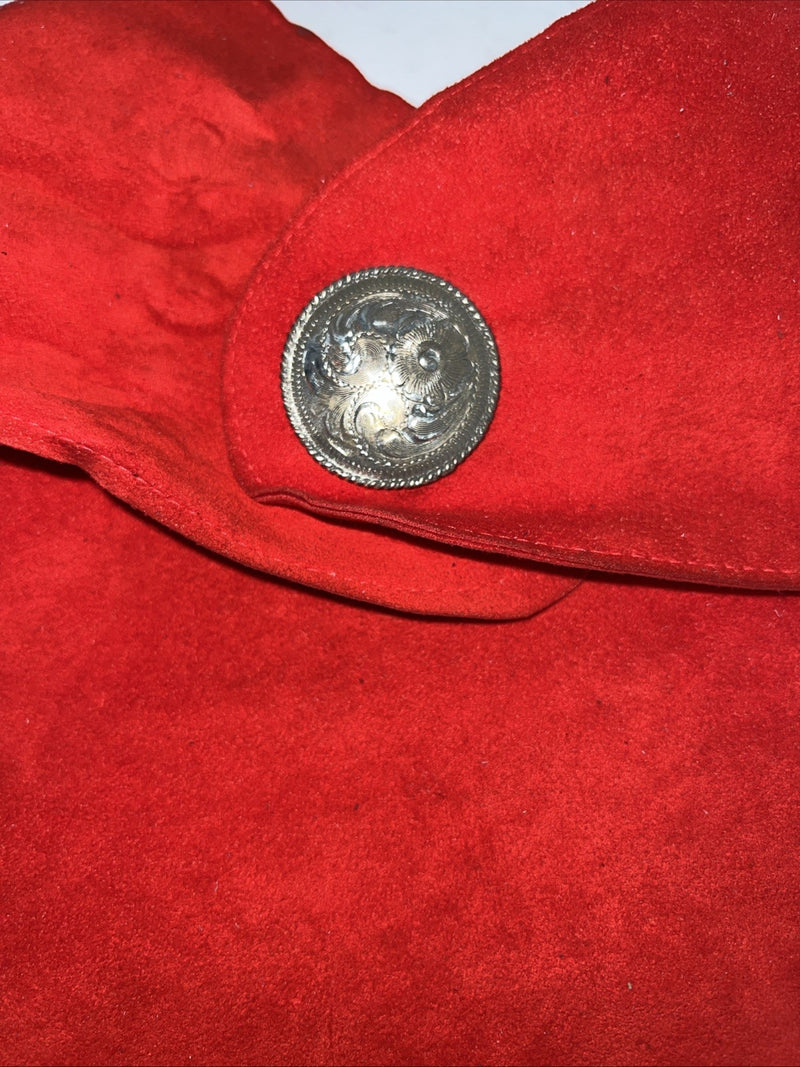 NOS Red Show Chaps Adjustable Waist 42” I-81