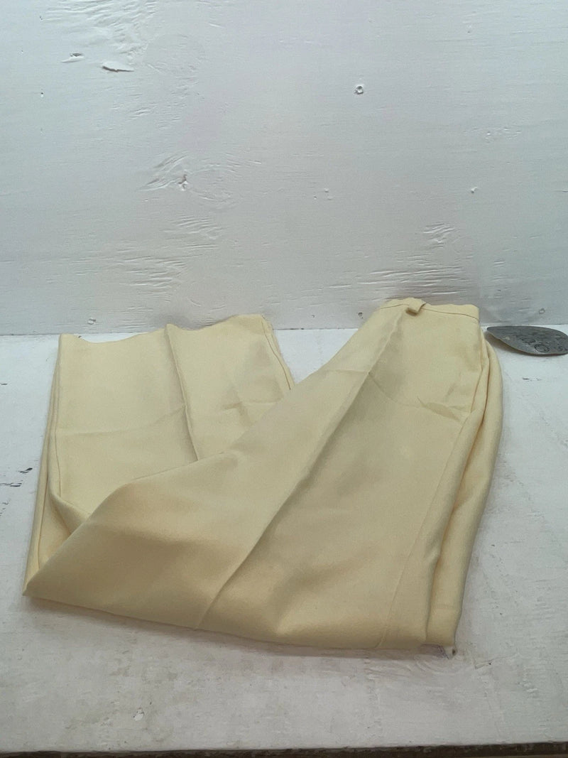 New Vintage Yellow Quick Silver Polyester Pants #2662 VV-93