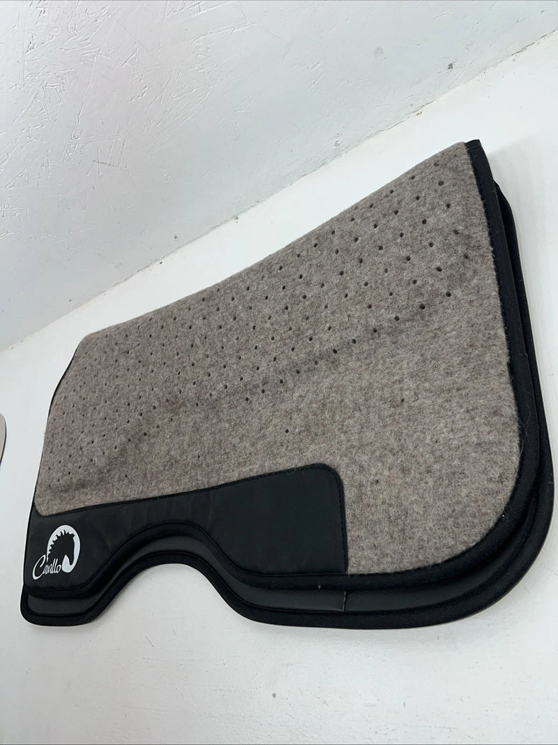 New Cavallo Gray All Purpose Build Up Bridge Saddle Pad 30x32 #1001 Pad-19