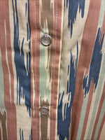 New Men’s Country Charmers Multicolor Camo Print Long Sleeve Pearl Snap XL M-93