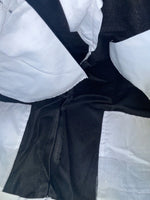 New Vintage Black Circle S Polyester Pants #CP5091 VV-22