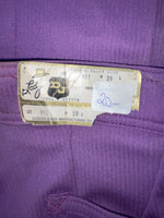 New Vintage Purple Dickson Jenkins Polyester Pants #911 SS-51