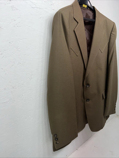 New Men’s HbarC California Ranchwear Green Suit Jacket 42R #17007 X-600