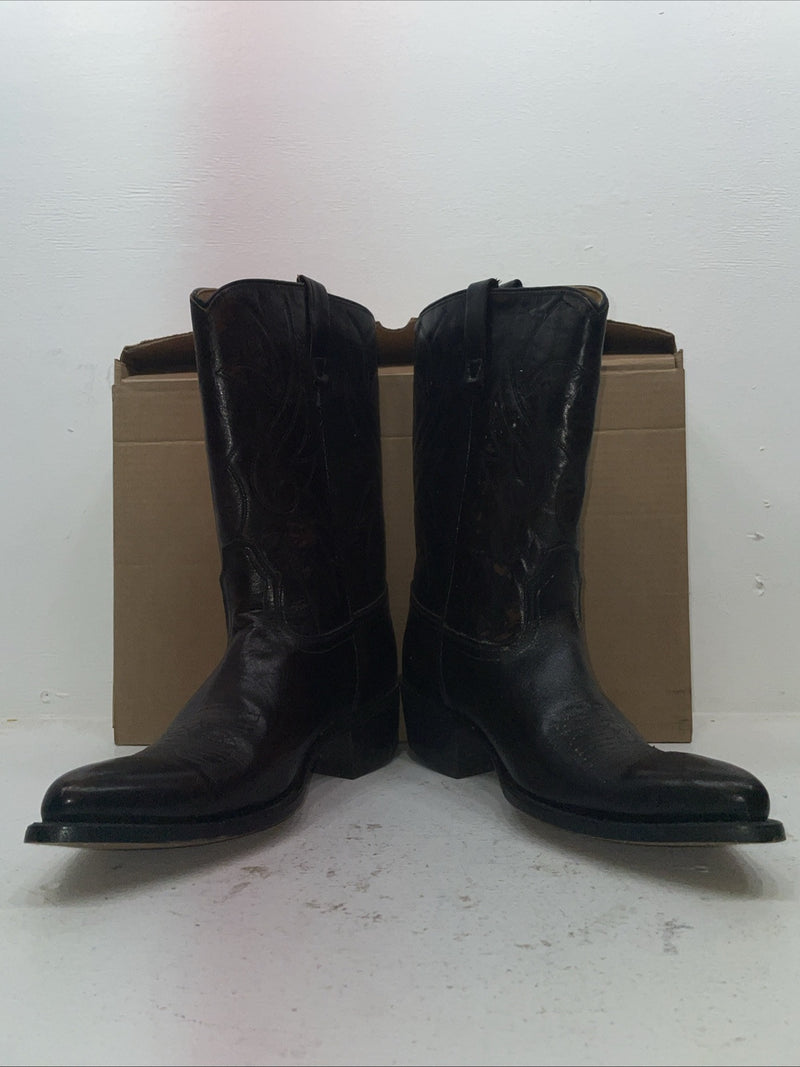 New Men’s Black Acme Cowboy Boots. 4914 11 D. 8-76