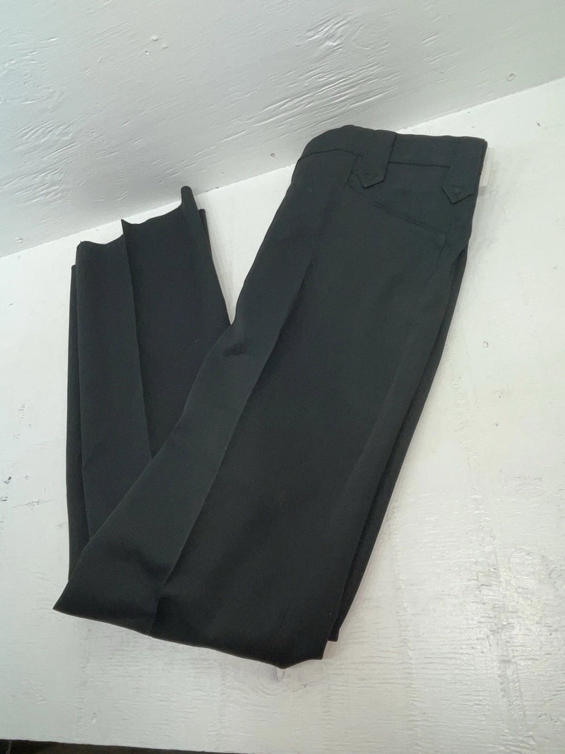 New Vintage Black Circle S Polyester Pants #CP4793 XX-63