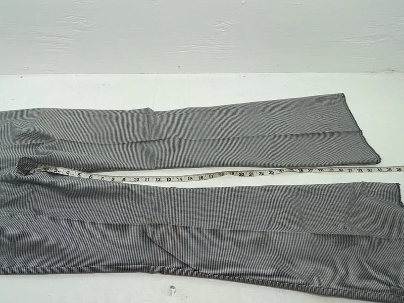 New Vintage Black And White Checkered Handler Polyester Pants #1179 SS-96