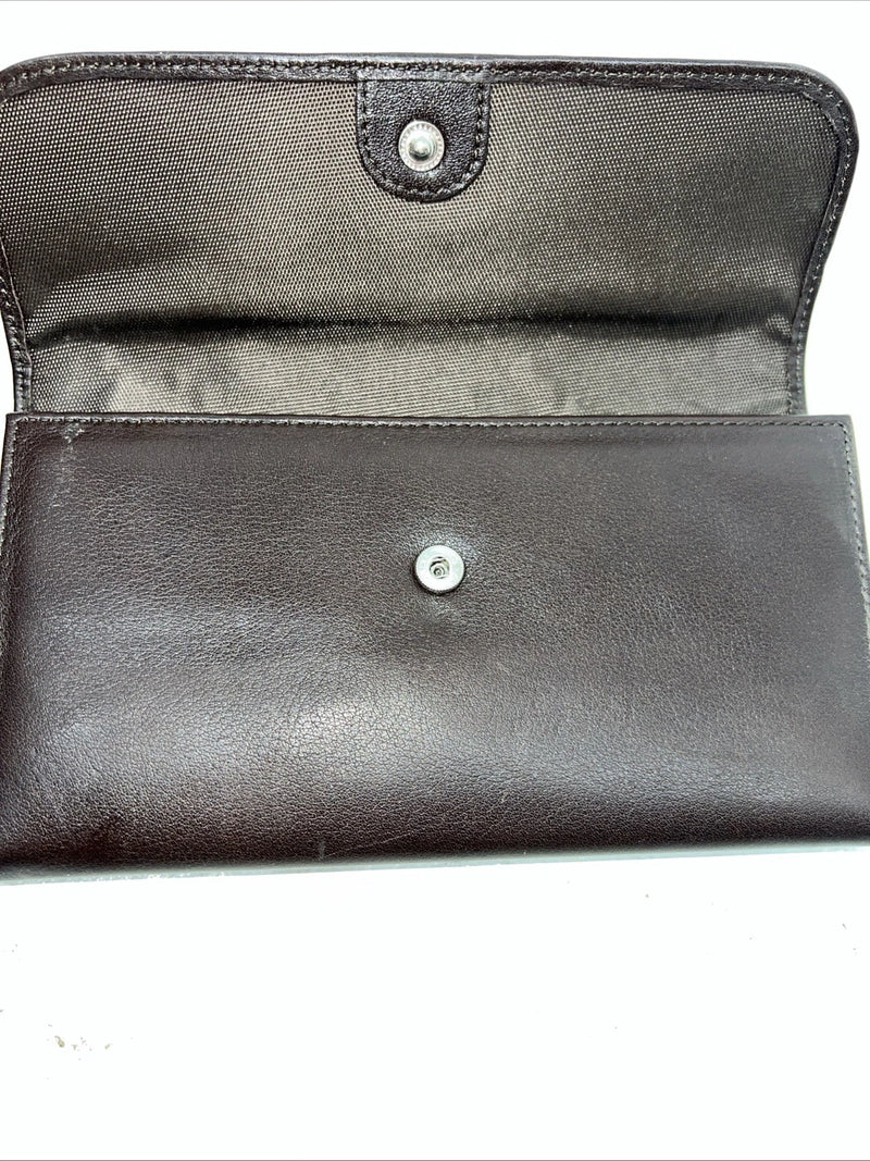 New M&F Brown Leather Women’s Wallet #0638802 P-506