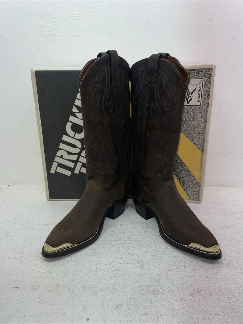 New Men’s Brown Texas Brand Cowboy Boots. 7621 6.5 6 1/2 D. 1-38