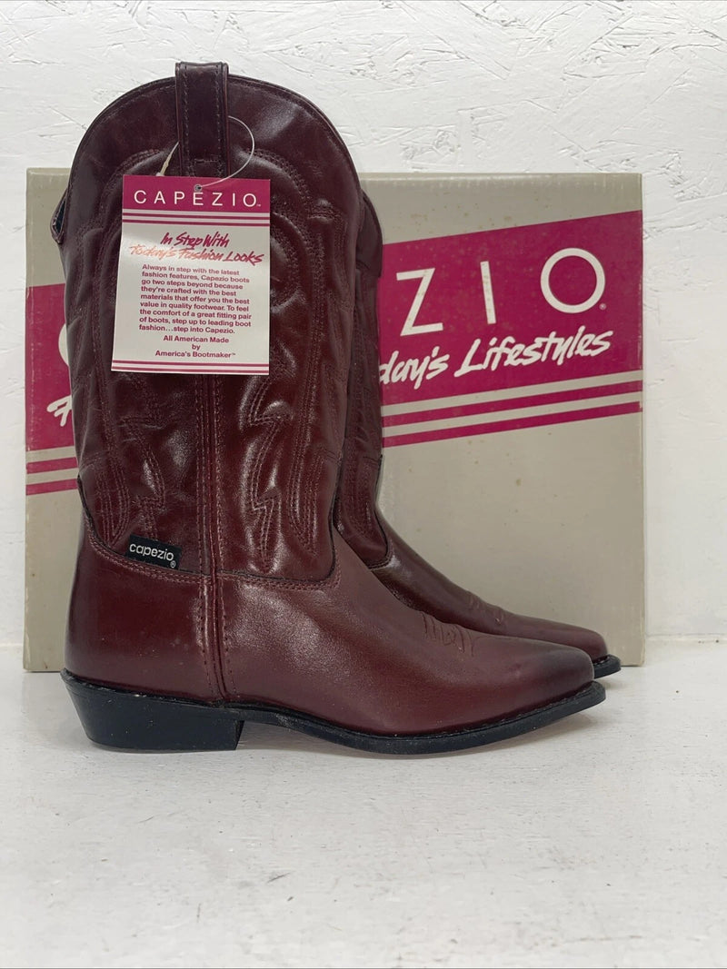 New Women’s Red Capezio Cowboy Boots. L 553 8.5 8 1/2 M. 16-94
