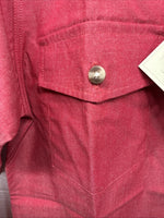 New Kids ELY Classic Pink Long Sleeve Button Up Size Medium DD-22