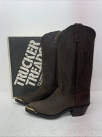 New Men’s Brown Texas Brand Cowboy Boots. 7621 8 D. 1-116