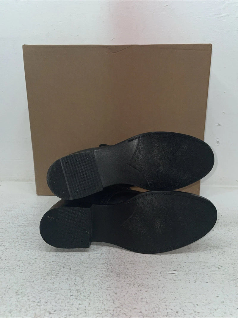 New Youth Black Lace Up American West Cowboy Boots. 3120 3.5 3 1/2 D. 22-38