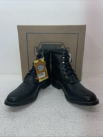 New Youth Black Lace Up Smoky Mountain Cowboy Boots. 3009 Y 6. 2-141