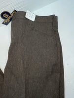 New Vintage Brown Circle S Polyester Pants #CP4776 XX-89