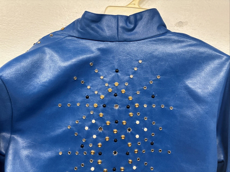 New Kids 1849 RanchWear Blue Rhinestone Jacket Size L/XL YY-16