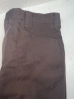 New Vintage Brown Circle S Polyester Pants #CP6729 SS-28