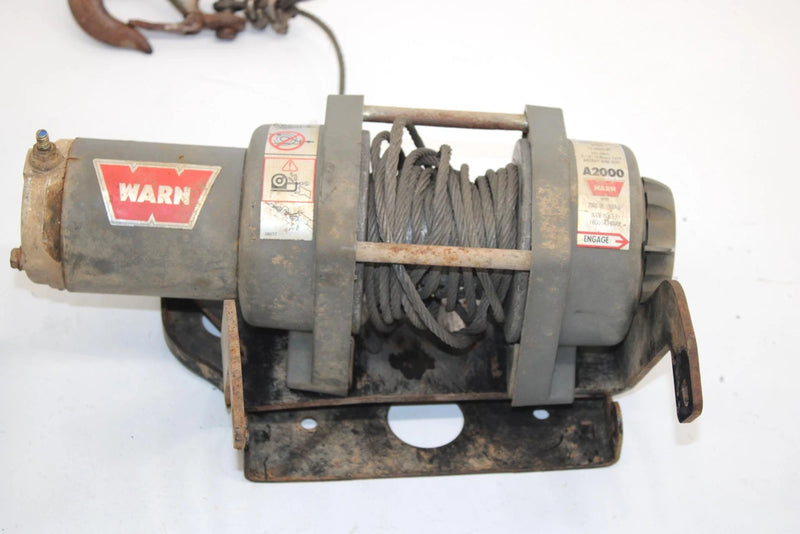 03 Bombardier Quest 650 Oem Winch Mount Set 705000185 AB1