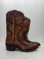 New Men’s Brown Dan Post Cowboy Boots. 6515 10.5 10 1/2 D. 7-104
