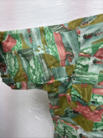 New Youths Dickson Jenkins Green designed Short Sleeve Pearl Snap 15 Medium T-96