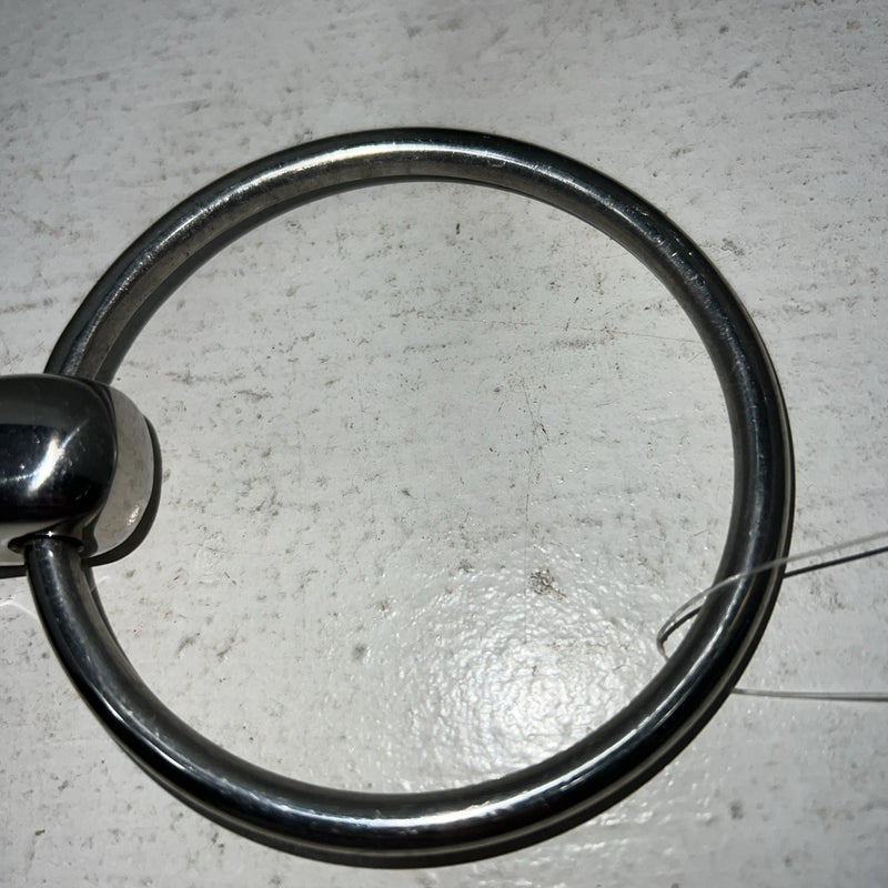 New Korsteel 5” Hollow Mouth Loose Ring Snaffle Bit #21921 W-502
