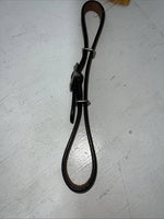 New Tough 1 Brown Leather Fully Adjustable Curb Strap #52-575 FF-25