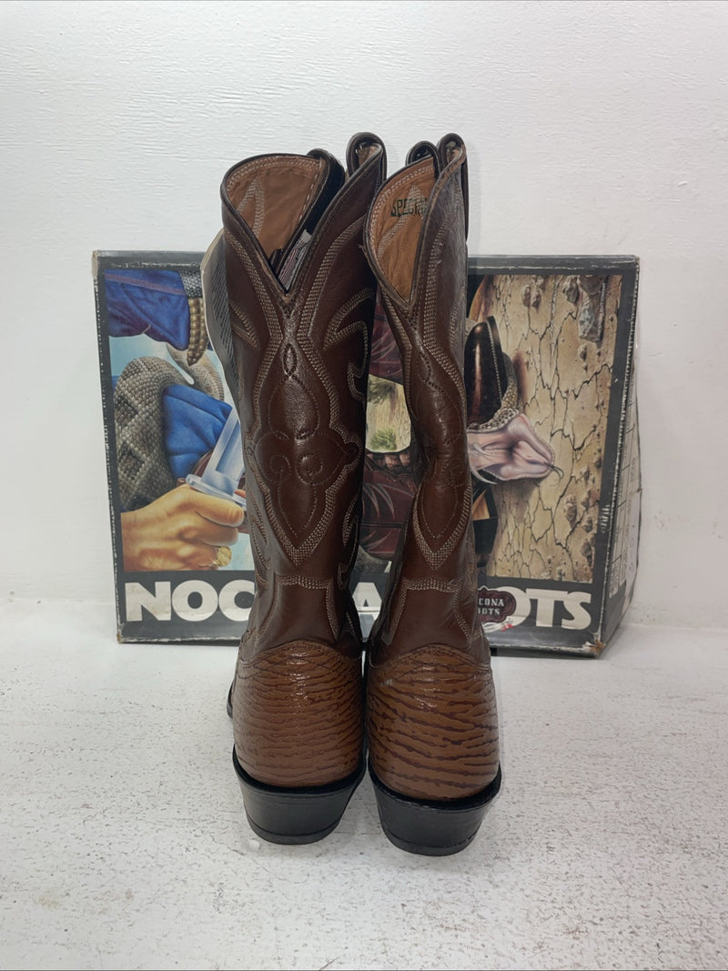 New Men’s Brown Nocona Cowboy Boots. 3017 C 9 E. 3-52