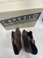 New Capezio Fashion Boots For Todays Lifestyle Size 8.5 8 1/2 Brown Leather 3-6