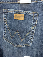 New Women’s Wrangler Mid Rise Regular Fit Denim Jeans. 13/14x36 L-13