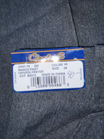 New Vintage Gray Circle S Polyester Pants #CP4776 XX-73