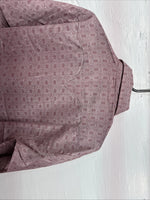 New Men’s Tem Tex Pink Designed Long Sleeve Pearl Snap 16 Large M-85