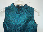 New Women’s Blue 1849 Authentic Ranchwear Cut Off Zip Up Vest XS #77872 3B-71