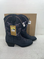 New Women’s Navy Smoky Mountain Cowboy Boots. 3878 Y 6. 2-69