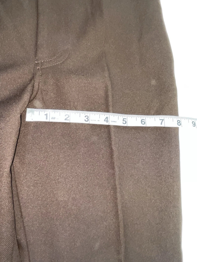 New Vintage Brown Dickson Jenkins Polyester Pants ZZ-47