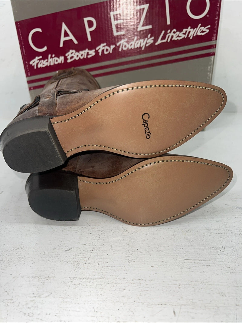New Women’s Brown Capezio Cowboy Boots. L261 6 M. 19-51