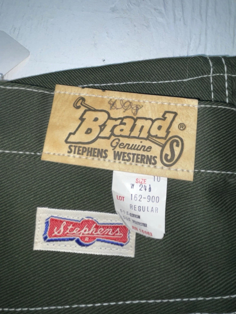 New Vintage Green Stephen’s Polyester Pants #162900 VV-14