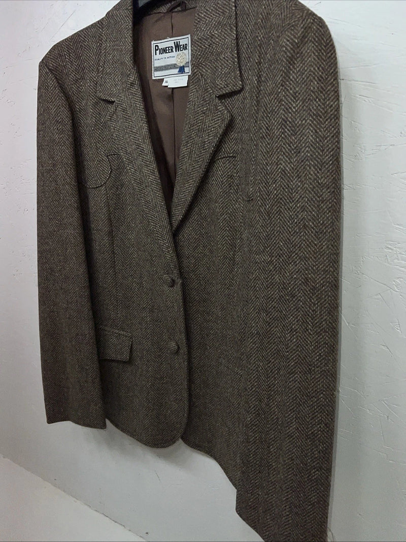 New Men’s Pioneer Wear Brown Suit Jacket 16 #607 Y-603