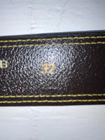 New Brown Genuine Leather 32” Belt #1257B JJ-42