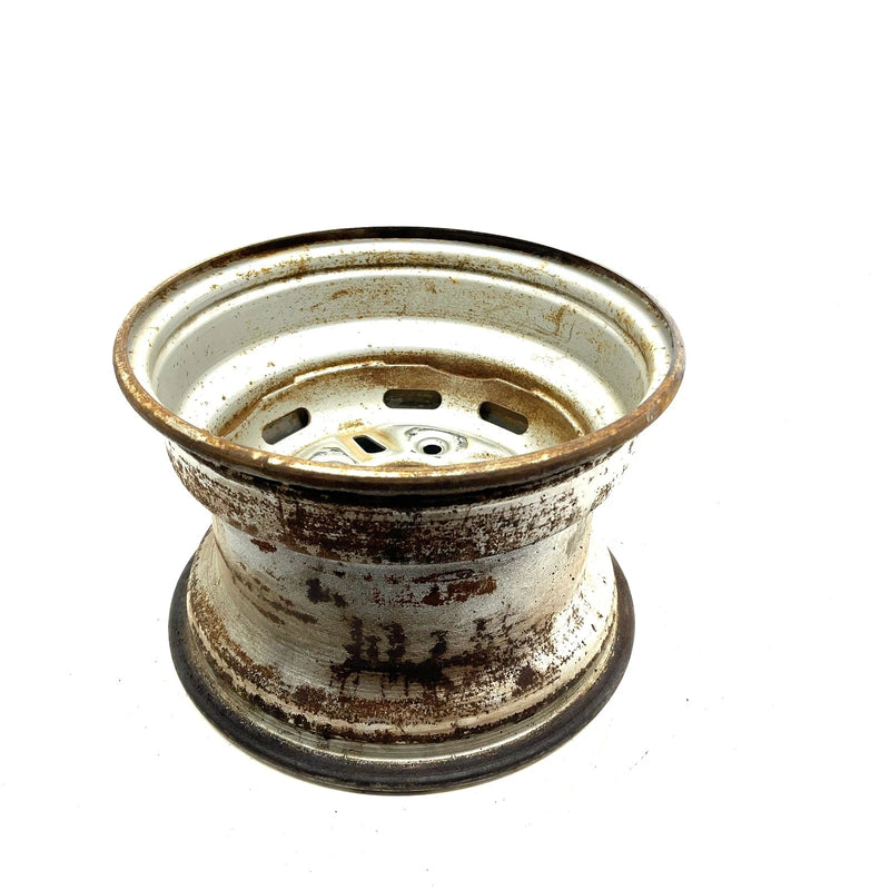 92 Yamaha Big Bear 350 YFM350FW 4x4 OEM 12x8 Rear Wheel Rim 2HR-25390-00-35 AY53