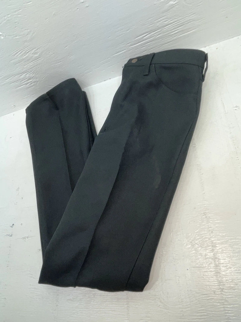 New Vintage Black Wrangler Polyester Pants #82BK ZZ-13