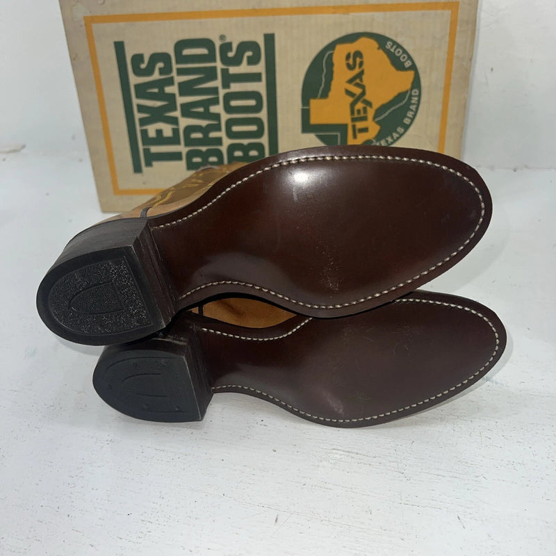 New Women’s Brown Texas Brand Cowboy Boots. L195 5.5 5 1/2 M. 20-38
